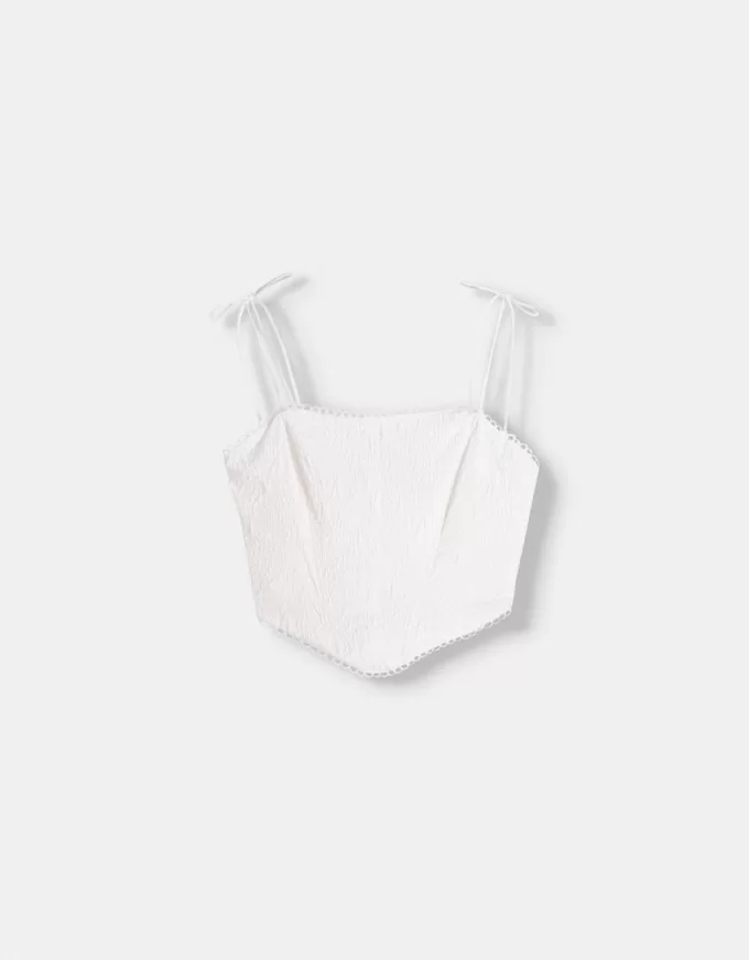 Jacquard corset top Jacquard corset top