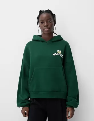 Kerokerokeroppi hooded sweatshirt