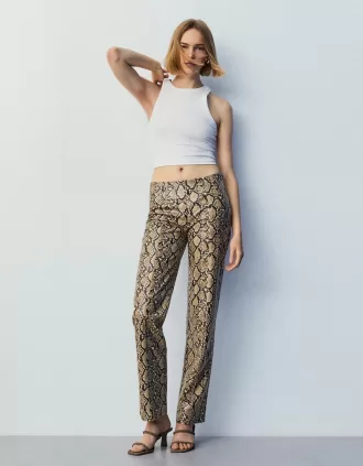 Kitten-heel sandals with double strap