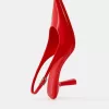 Kitten heel slingback shoes