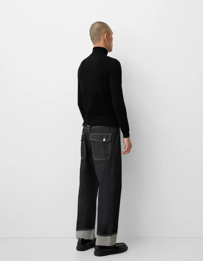 Knit turtleneck sweater Knit turtleneck sweater