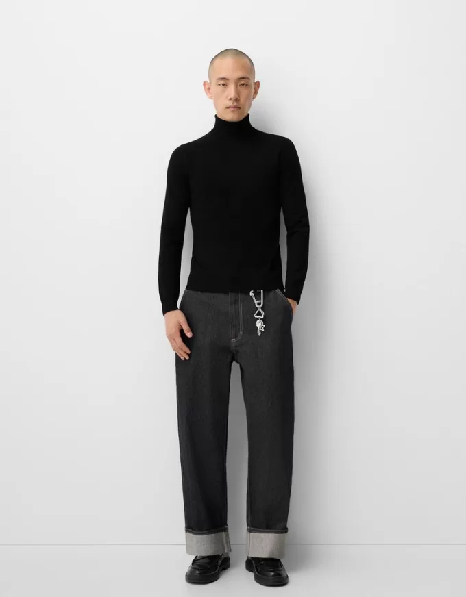 Knit turtleneck sweater Knit turtleneck sweater