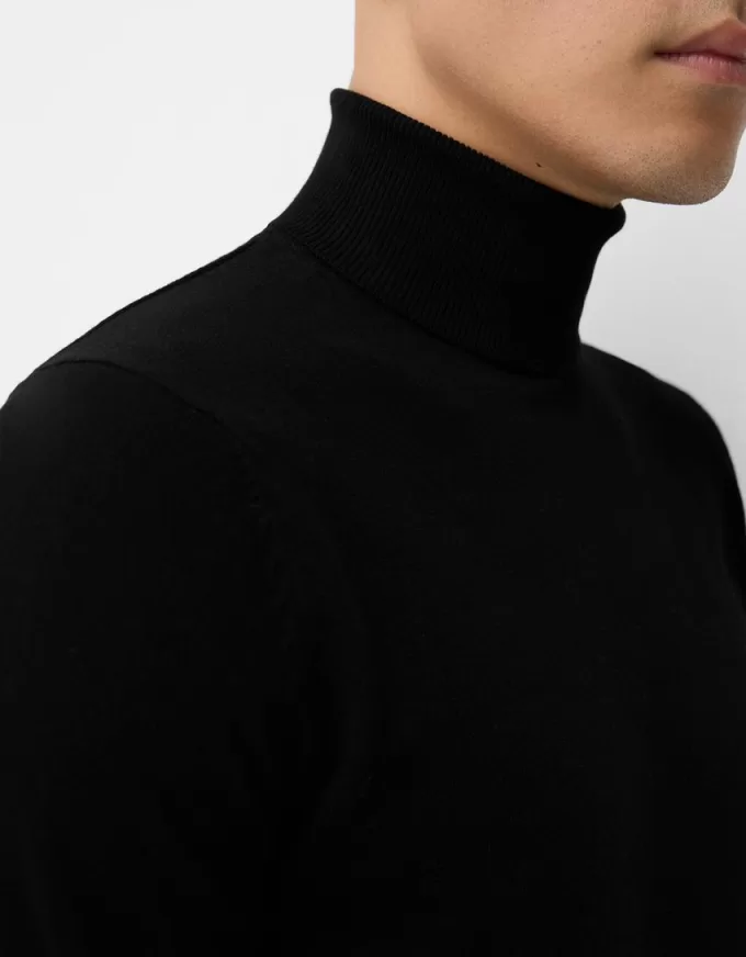 Knit turtleneck sweater Knit turtleneck sweater