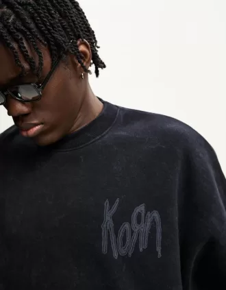 Korn crew neck sweatshirt