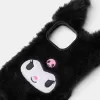 Kuromi sweatshirt material iPhone case Kuromi sweatshirt material iPhone case