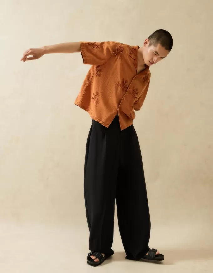 LEATHER buckled flat slider sandals LEATHER buckled flat slider sandals