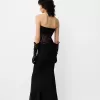 Lace bandeau neckline maxi dress Lace bandeau neckline maxi dress