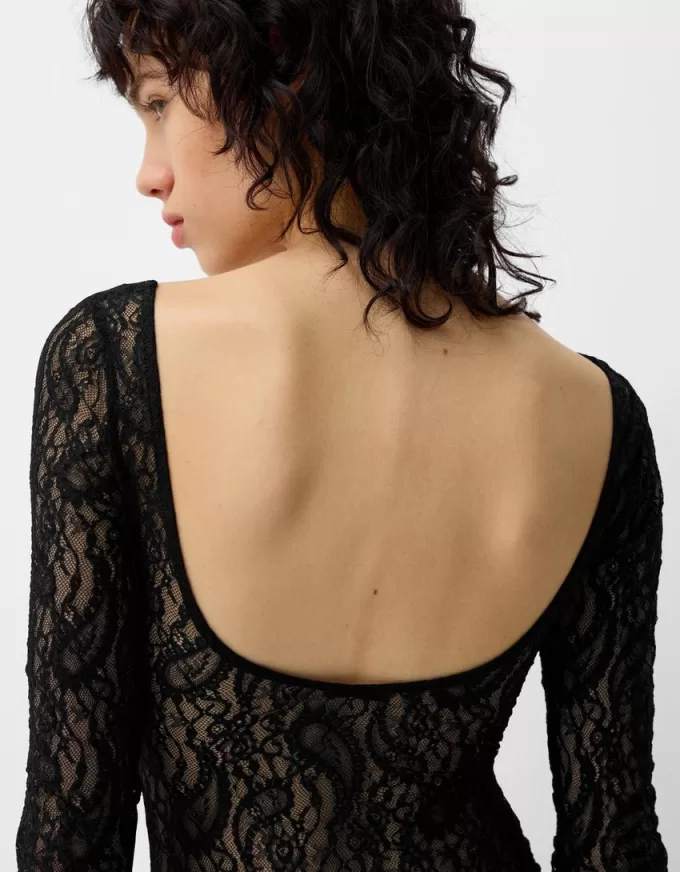 Lace long sleeve bodysuit Lace long sleeve bodysuit