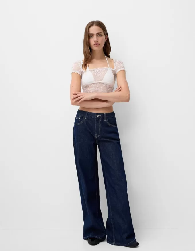 Lace short sleeve Disney Bambi T-shirt