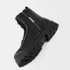 Lace-up track sole ankle boots Lace-up track sole ankle boots