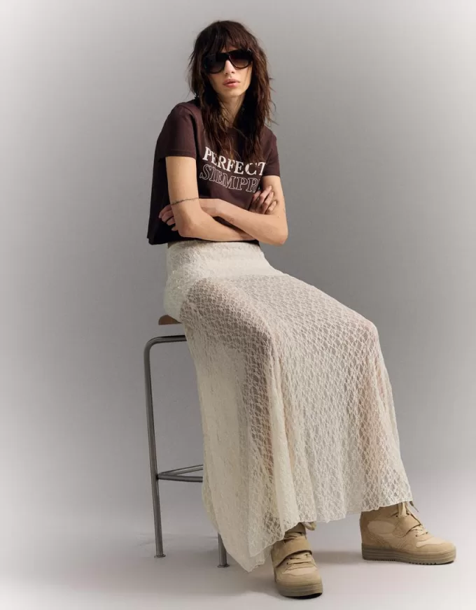 Lacy midi skirt Lacy midi skirt