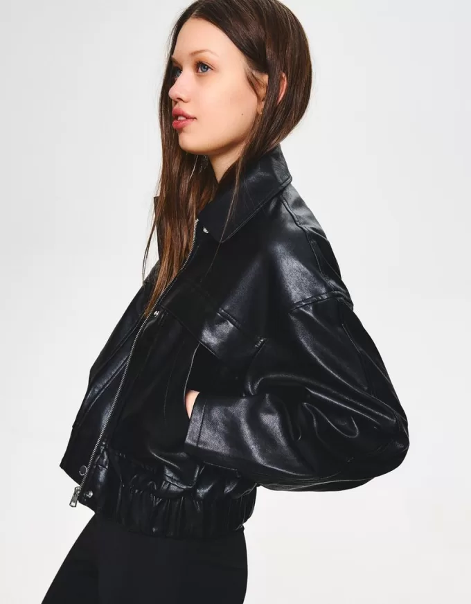 Leather effect jacket Leather effect jacket