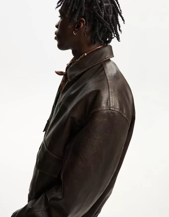 Leather effect jacket Leather effect jacket