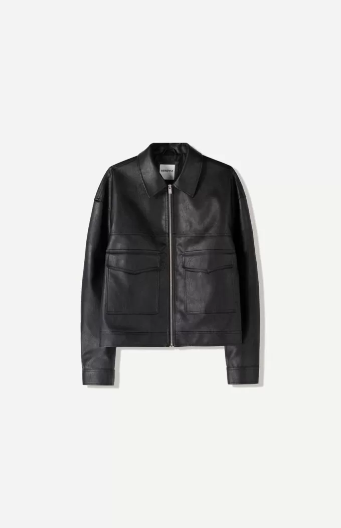 Leather effect jacket Leather effect jacket