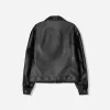 Leather effect jacket