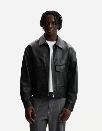 Leather effect jacket Leather effect jacket