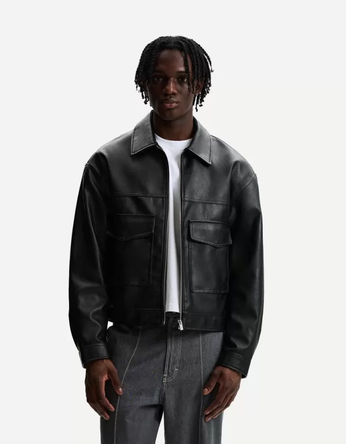 Leather effect jacket Leather effect jacket