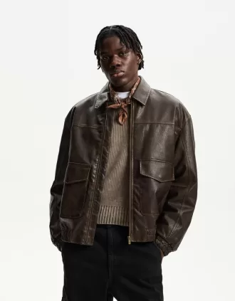 Leather effect jacket Leather effect jacket