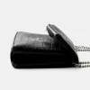 Leather effect mini bag with chain Leather effect mini bag with chain