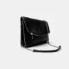 Leather effect mini bag with chain Leather effect mini bag with chain