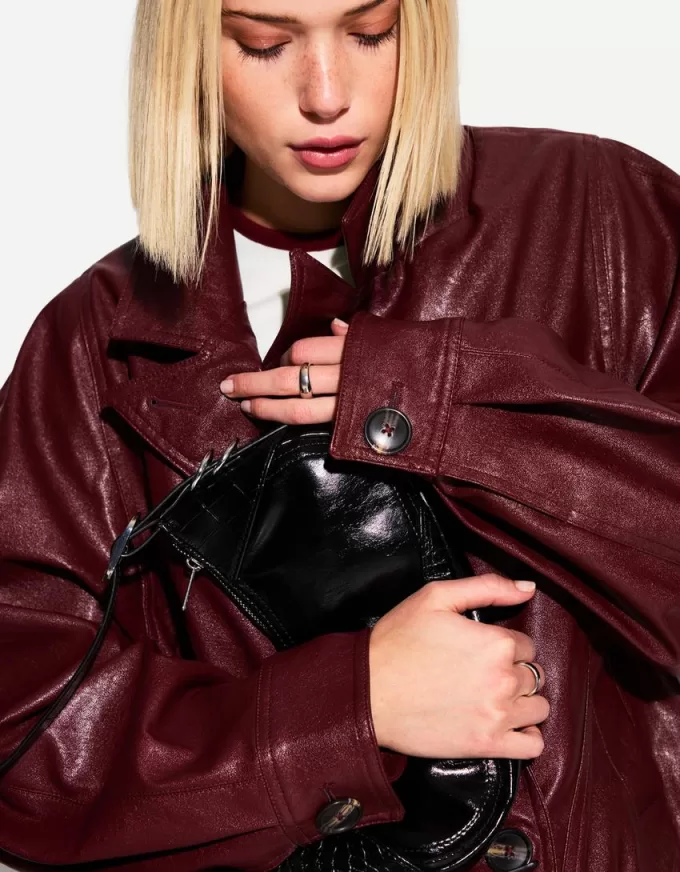 Leather effect mini handbag Leather effect mini handbag