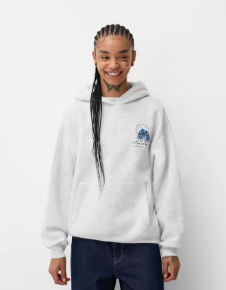 Lilo & Stitch print hooded sweatshirt