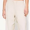 Linen blend pants with an elastic waistband Linen blend pants with an elastic waistband