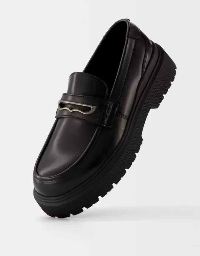 Loafers with metal detail Loafers with metal detail