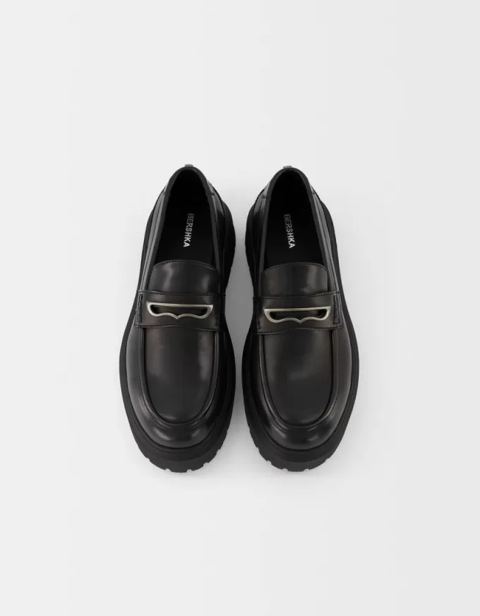 Loafers with metal detail Loafers with metal detail