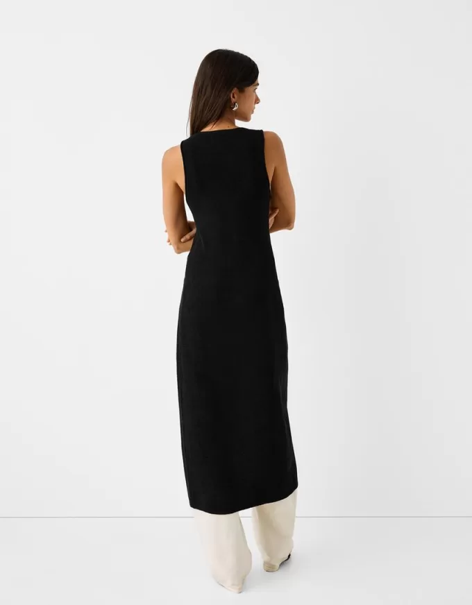 Long buttoned vest Long buttoned vest