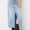 Long denim skirt Long denim skirt