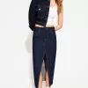 Long denim skirt Long denim skirt