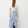 Long denim skirt Long denim skirt