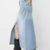 Long denim skirt Long denim skirt