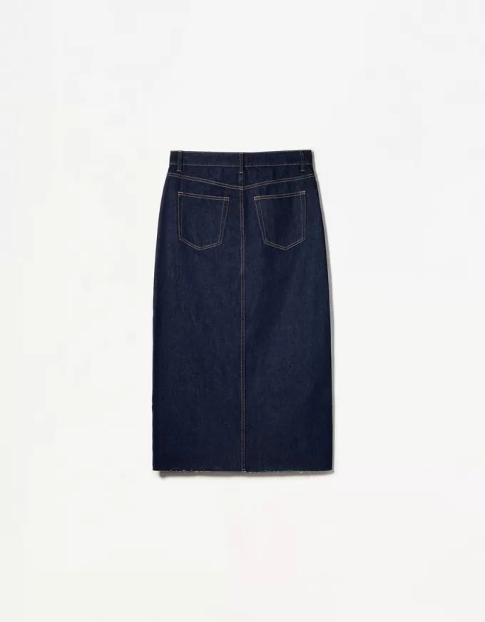 Long denim skirt Long denim skirt