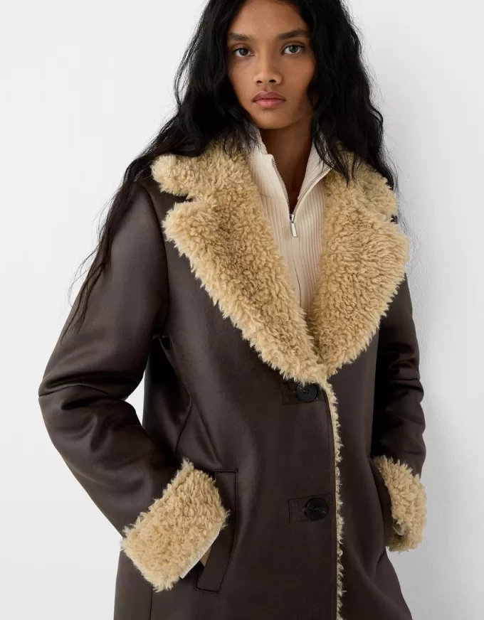 Long double-faced coat Long double-faced coat