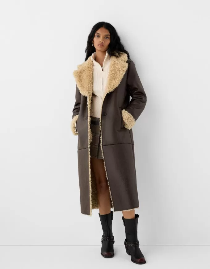 Long double-faced coat Long double-faced coat