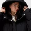 Long puffer coat with hood Long puffer coat with hood