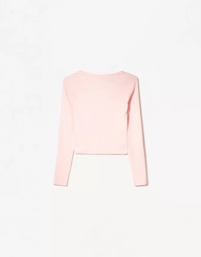 Long sleeve V-neck T-shirt Long sleeve V-neck T-shirt