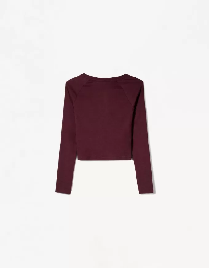 Long sleeve V-neck T-shirt Long sleeve V-neck T-shirt