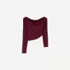 Long sleeve asymmetric T-shirt Long sleeve asymmetric T-shirt
