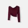 Long sleeve asymmetric T-shirt Long sleeve asymmetric T-shirt