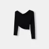 Long sleeve asymmetric T-shirt Long sleeve asymmetric T-shirt
