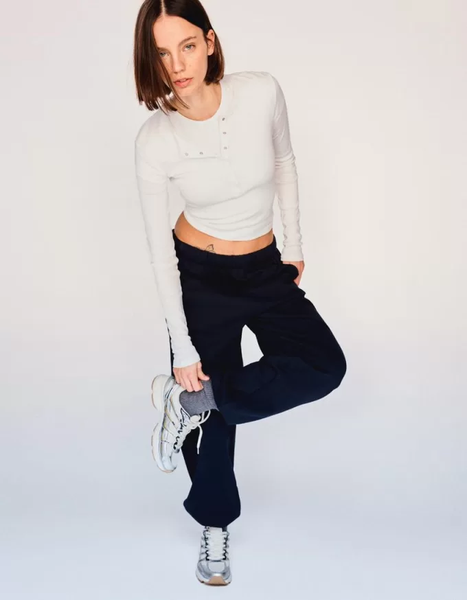 Long sleeve henley T-shirt Long sleeve henley T-shirt