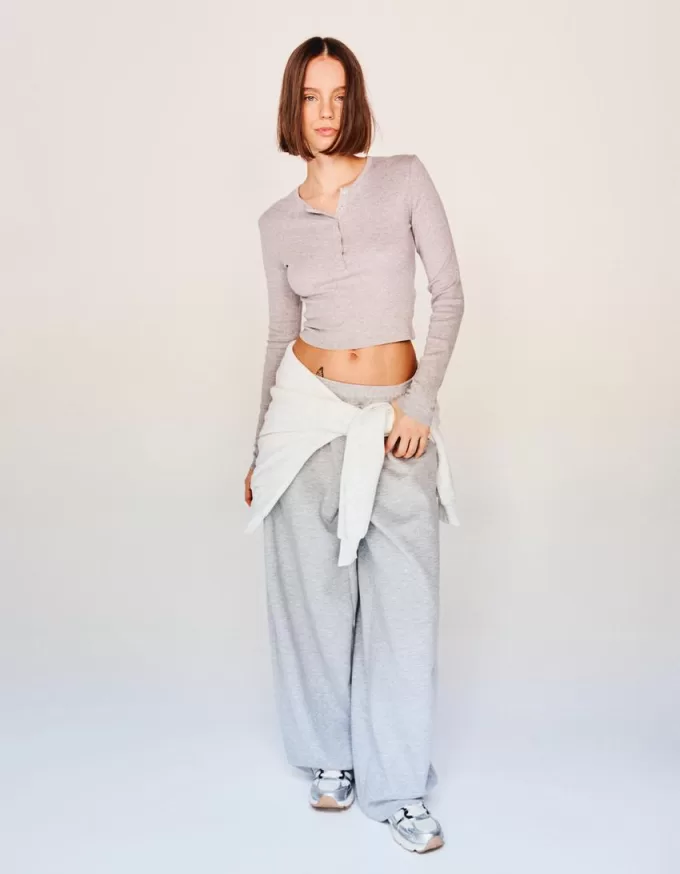 Long sleeve henley T-shirt Long sleeve henley T-shirt