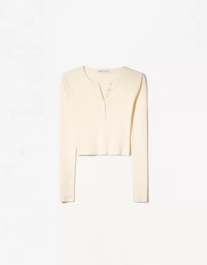 Long sleeve henley T-shirt Long sleeve henley T-shirt