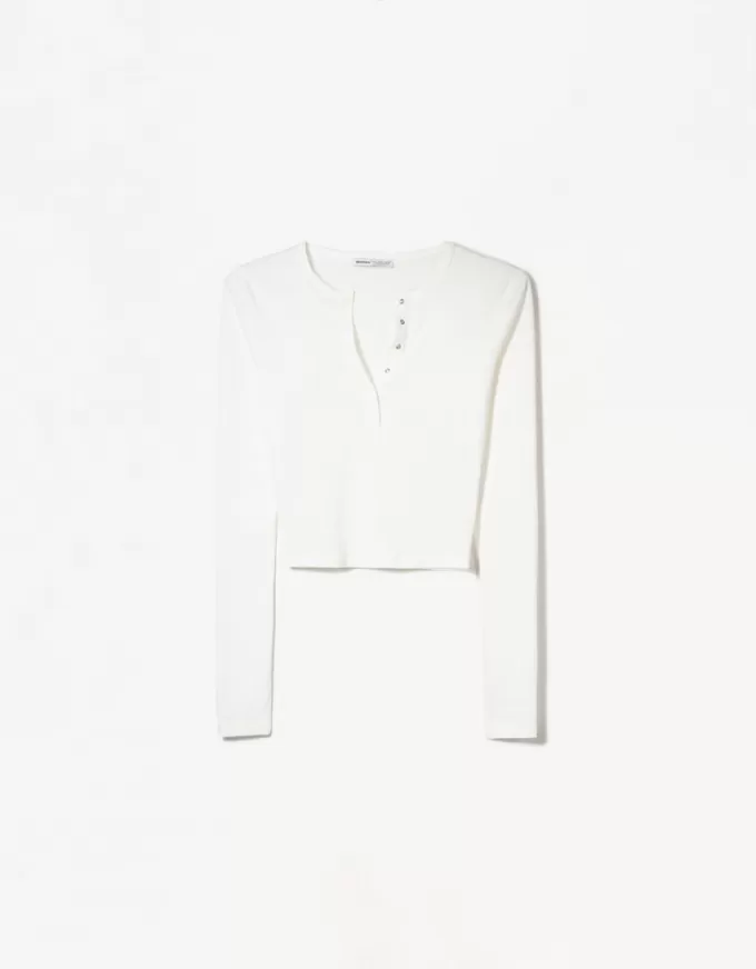 Long sleeve henley T-shirt Long sleeve henley T-shirt