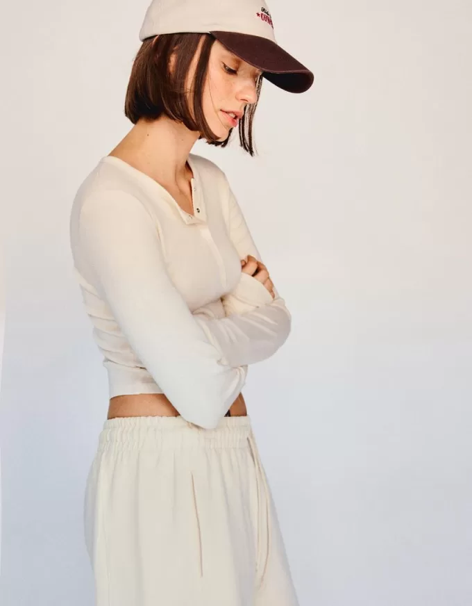 Long sleeve henley T-shirt Long sleeve henley T-shirt