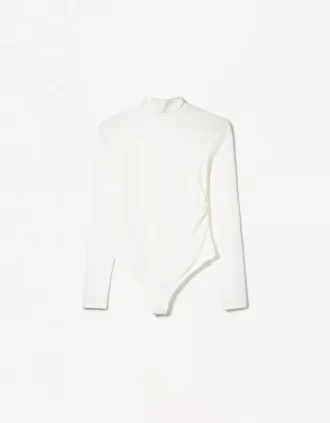 Long sleeve high neck bodysuit