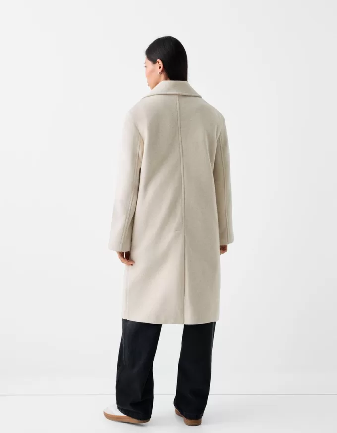 Long soft coat Long soft coat